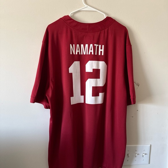 Nike Red and White Men's Jersey - Picture 7 of 7